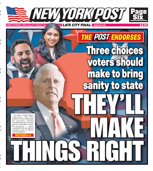 Prima pagina New York Post di oggi - Quotidiano estero