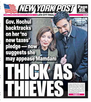 Prima pagina New York Post di oggi - Quotidiano estero