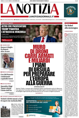 La Notizia prima pagina