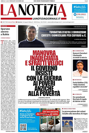 Prima pagina La Notizia di oggi - Quotidiano nazionale
