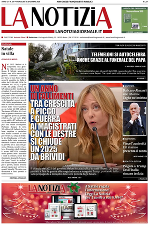 La Notizia prima pagina