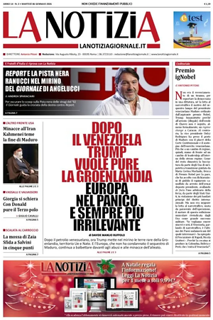 La Notizia prima pagina