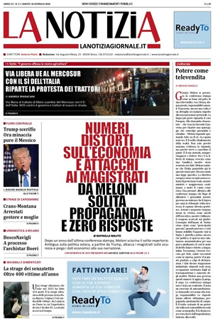 La Notizia prima pagina