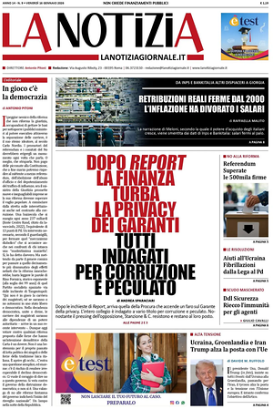 La Notizia prima pagina