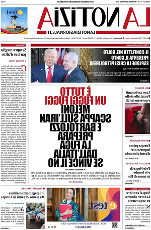 Prima pagina La Notizia di oggi - Quotidiano nazionale