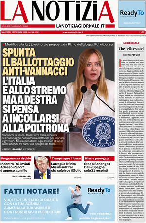 La Notizia prima pagina