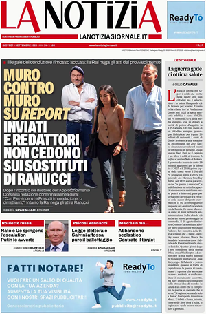 La Notizia prima pagina