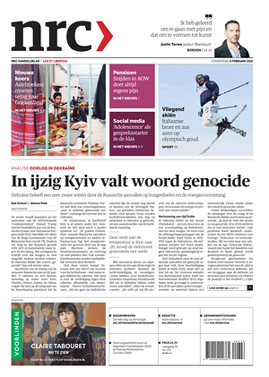 Prima pagina NRC di oggi - Quotidiano estero