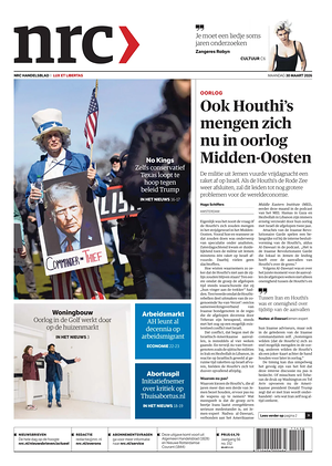 Prima pagina NRC di oggi - Quotidiano estero