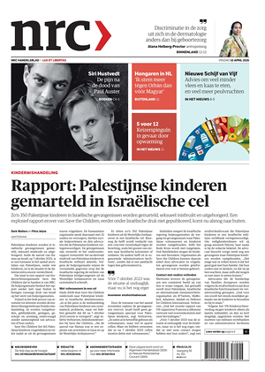 Prima pagina NRC di oggi - Quotidiano estero