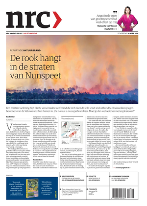 Prima pagina NRC di oggi - Quotidiano estero