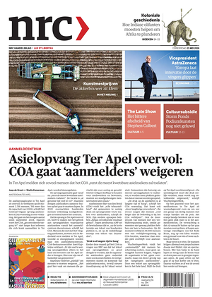Prima pagina NRC di oggi - Quotidiano estero