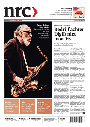 Prima pagina NRC di oggi - Quotidiano estero