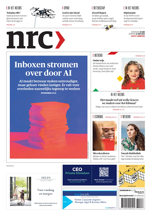 Prima pagina NRC di oggi - Quotidiano estero