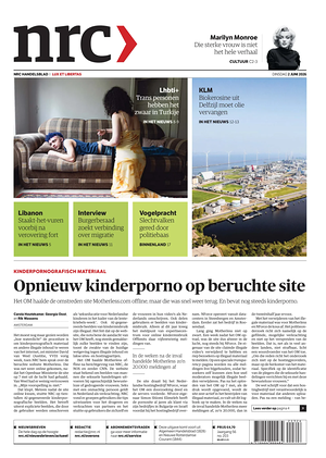 Prima pagina NRC di oggi - Quotidiano estero
