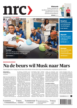 Prima pagina NRC di oggi - Quotidiano estero