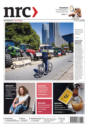 Prima pagina NRC di oggi - Quotidiano estero
