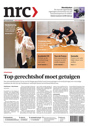 Prima pagina NRC di oggi - Quotidiano estero