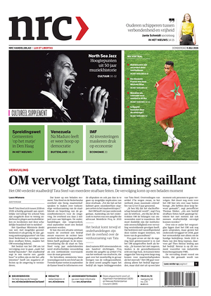 Prima pagina NRC di oggi - Quotidiano estero