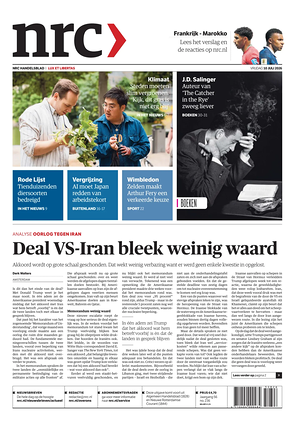 Prima pagina NRC di oggi - Quotidiano estero