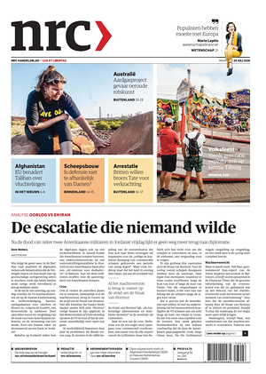 Prima pagina NRC di oggi - Quotidiano estero