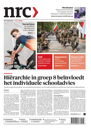 Prima pagina NRC di oggi - Quotidiano estero