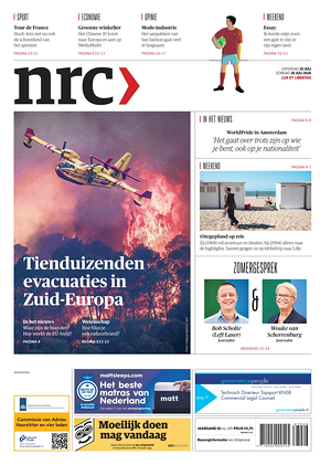 Prima pagina NRC di oggi - Quotidiano estero