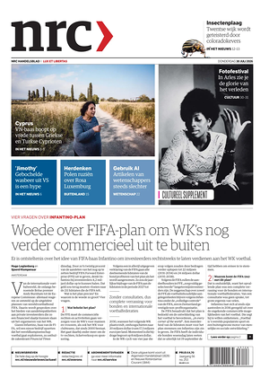 Prima pagina NRC di oggi - Quotidiano estero