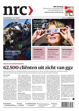 Prima pagina NRC di oggi - Quotidiano estero