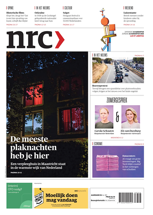 Prima pagina NRC di oggi - Quotidiano estero