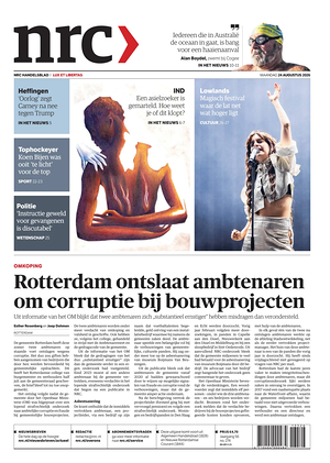 Prima pagina NRC di oggi - Quotidiano estero