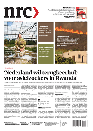 Prima pagina NRC di oggi - Quotidiano estero