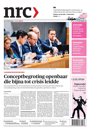 Prima pagina NRC di oggi - Quotidiano estero