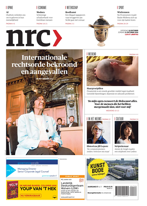 Prima pagina NRC di oggi - Quotidiano estero