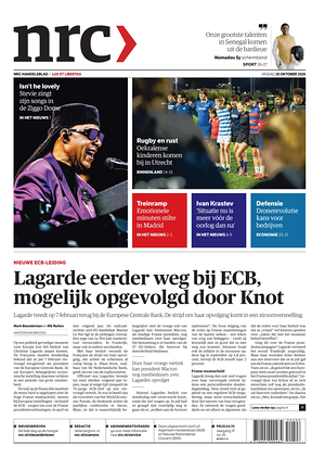 Prima pagina NRC di oggi - Quotidiano estero