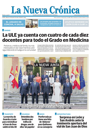 Prima pagina La Nueva Crónica di oggi - Quotidiano regional