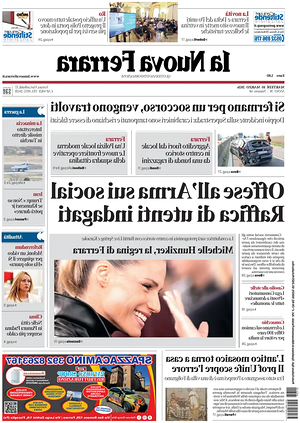Prima pagina La Nuova Ferrara di oggi - Quotidiano regionale