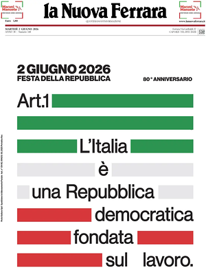 Prima pagina La Nuova Ferrara di oggi - Quotidiano regionale