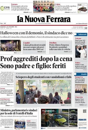 Prima pagina La Nuova Ferrara di oggi - Quotidiano regionale
