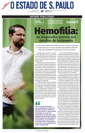 Prima pagina O Estado de S. Paulo di oggi - Quotidiano estero