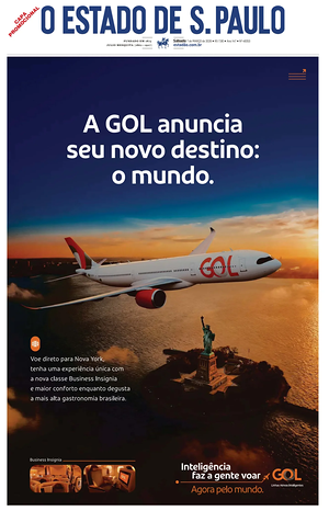 Prima pagina O Estado de S. Paulo di oggi - Quotidiano estero