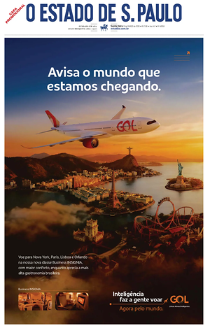 Prima pagina O Estado de S. Paulo di oggi - Quotidiano estero