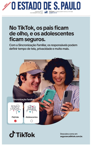 Prima pagina O Estado de S. Paulo di oggi - Quotidiano estero