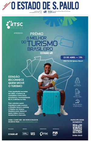 Prima pagina O Estado de S. Paulo di oggi - Quotidiano estero