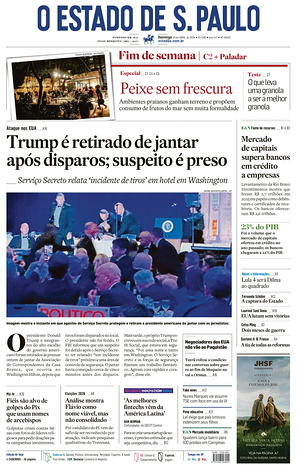 Prima pagina O Estado de S. Paulo di oggi - Quotidiano estero