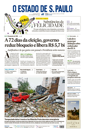Prima pagina O Estado de S. Paulo di oggi - Quotidiano estero