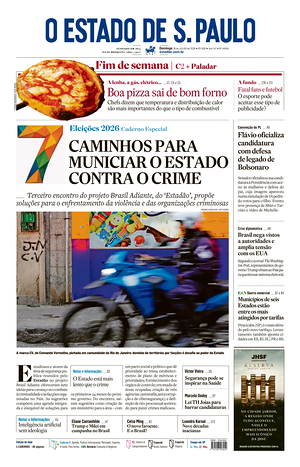 Prima pagina O Estado de S. Paulo di oggi - Quotidiano estero