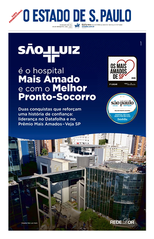 Prima pagina O Estado de S. Paulo di oggi - Quotidiano estero