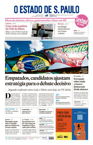 Prima pagina O Estado de S. Paulo di oggi - Quotidiano estero