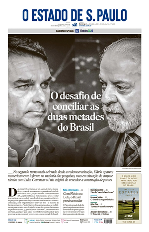 Prima pagina O Estado de S. Paulo di oggi - Quotidiano estero